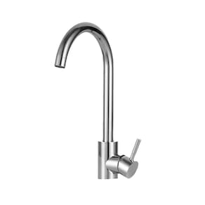 Torneira Para Cozinha Misturador Monocomando Em Aço Inox Cromado Tocantins Pingoo.casa - Prata