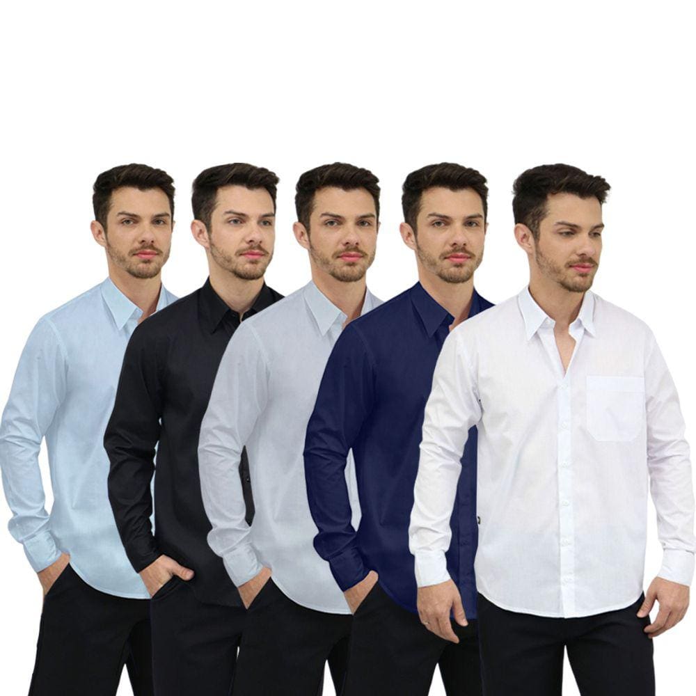Camisa Masculina Manga Longa
