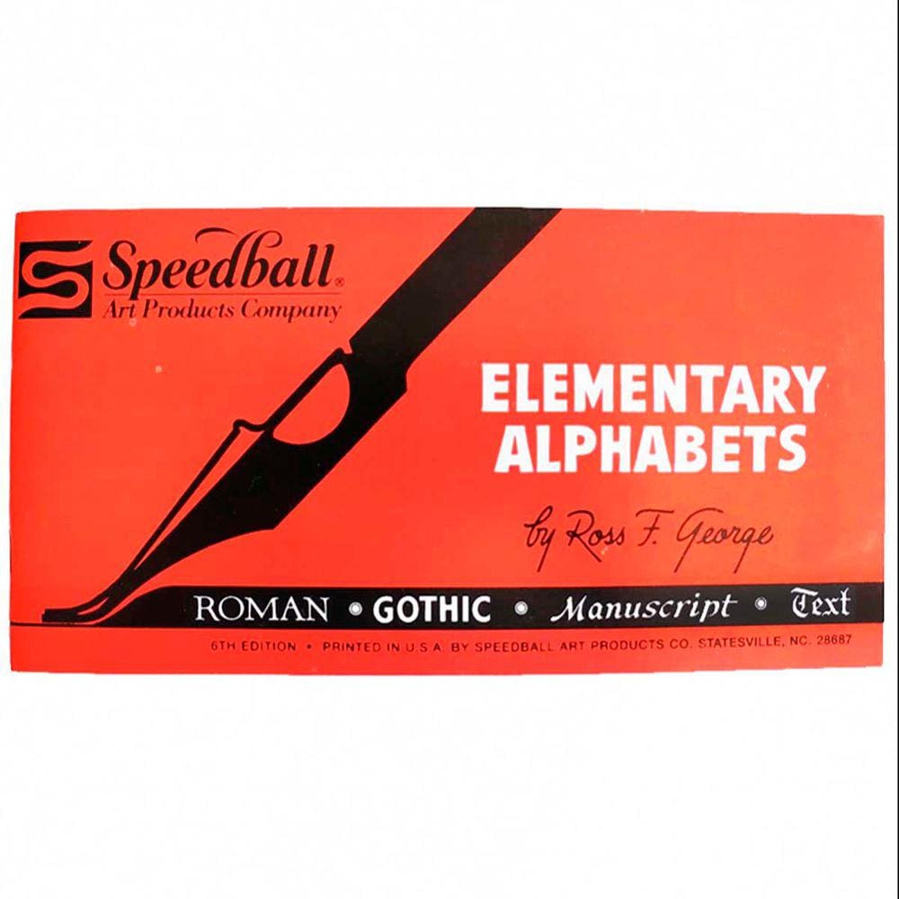 Livro de Caligrafia Elementary Alphabets Speedball