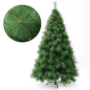 Arvore de natal pinheiro 240 m 1482 galhos com 100 luzes brancas led 110v christmas | Ponto Arvore de natal pinheiro 240 m 1482 galhos com 100 luzes brancas led 110v christmas | Ponto