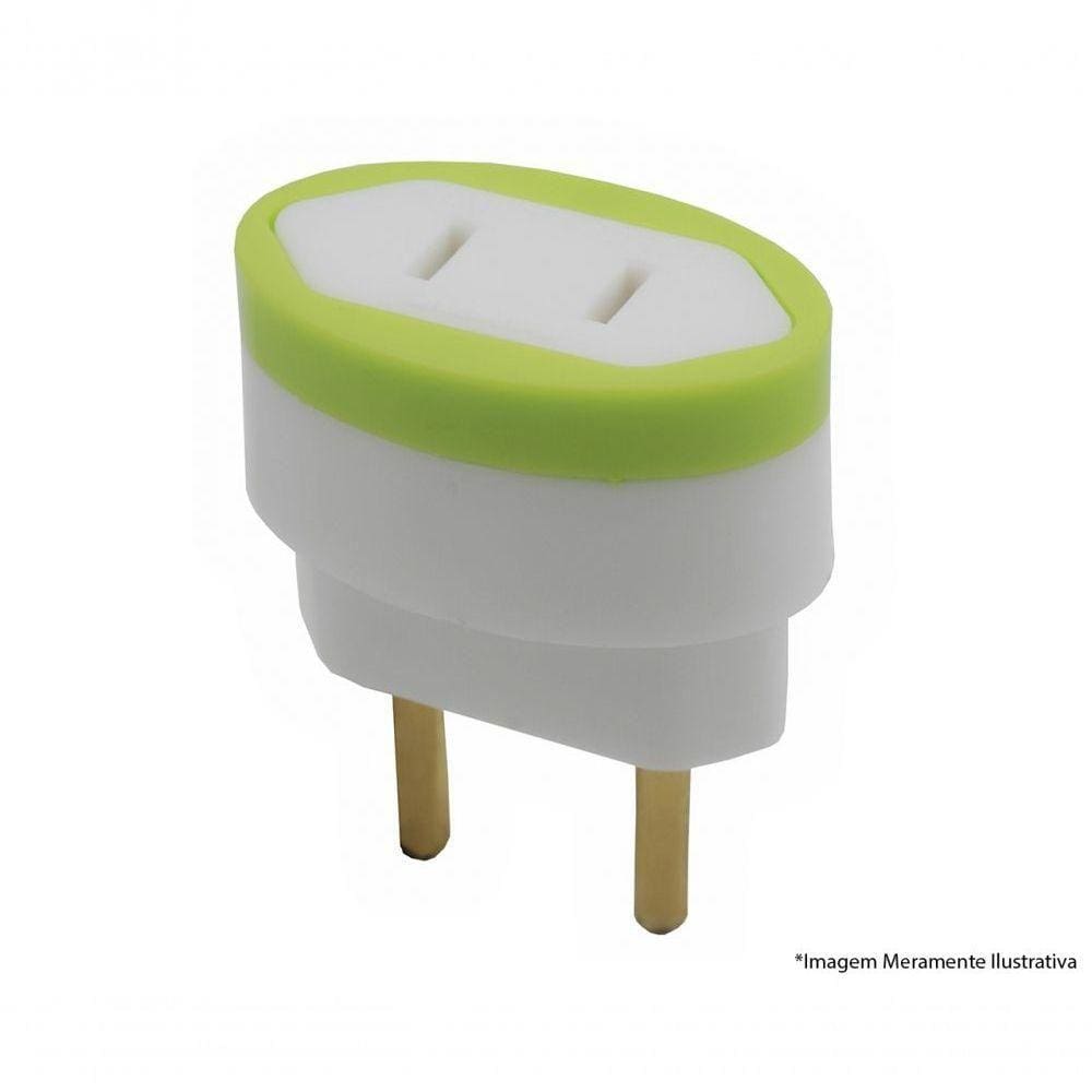 Plug Macho Adapt 2P R/1549 C/12Pcs