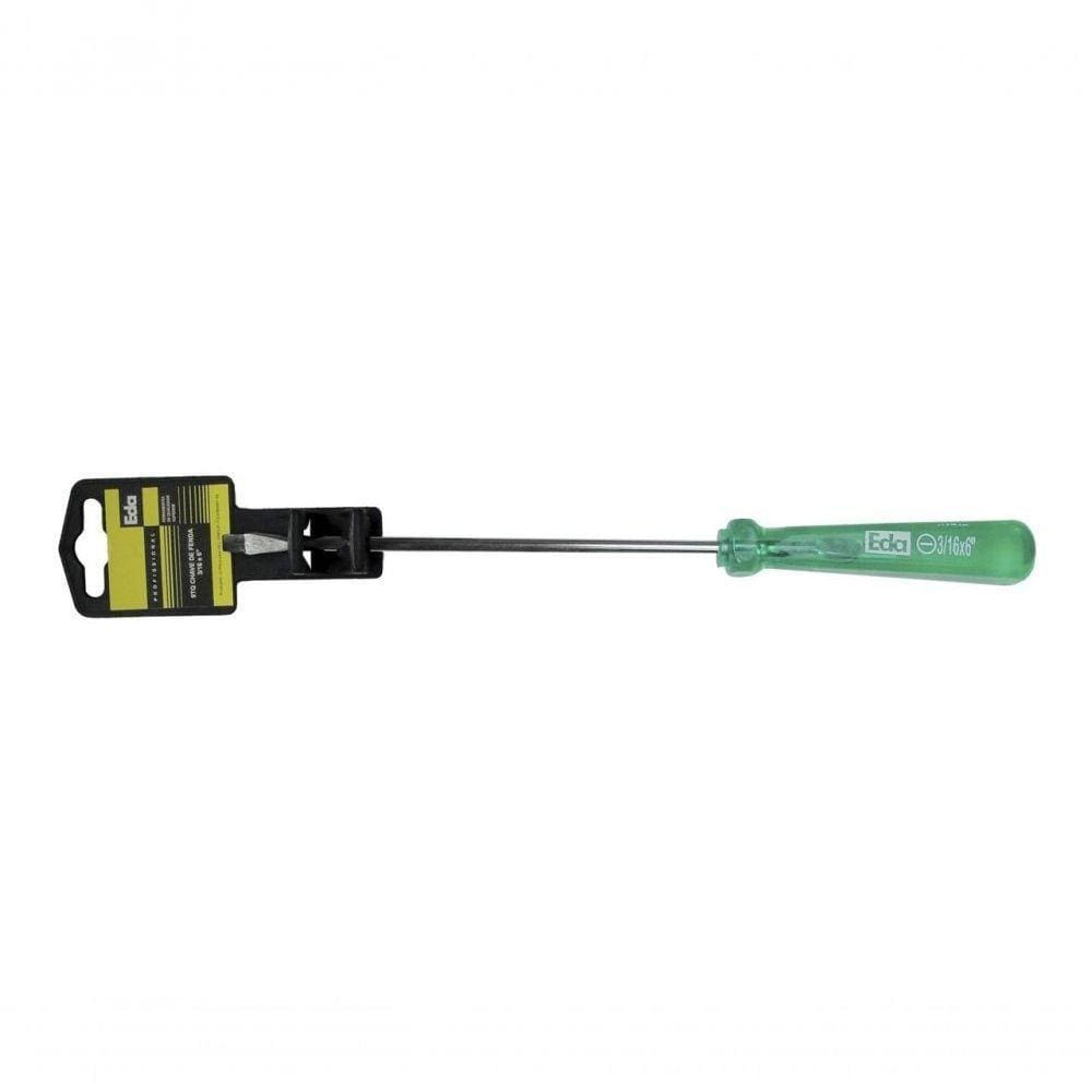 Chave Fenda P.magn Acetato Verde B 3/16equot;x 6equot;