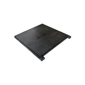 Tampa Tampão Cisterna Elétrica Gordura 50Cm Ferro Articulada