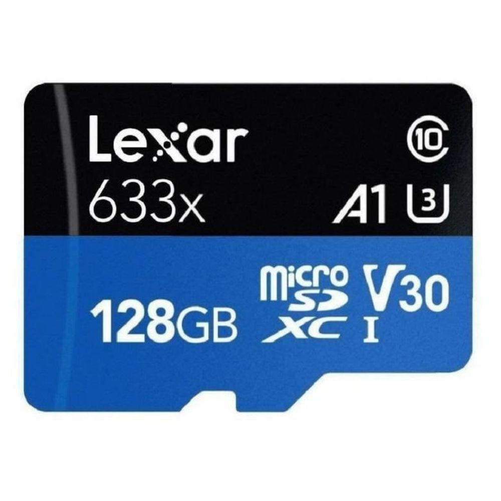 Cartão Lexar De Memória Lsdmi128Bb 633A Com Adaptador