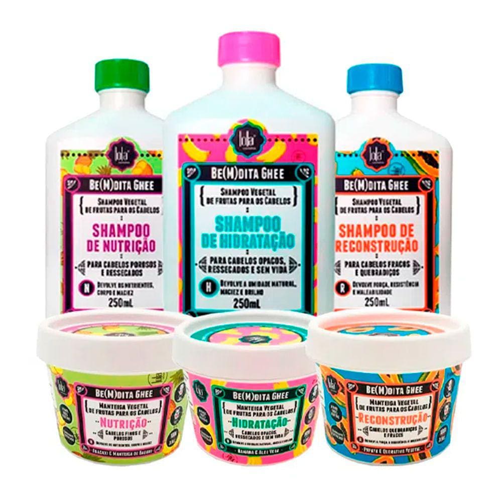 Kit Lola Shampoo e Máscara - Cronograma Capilar