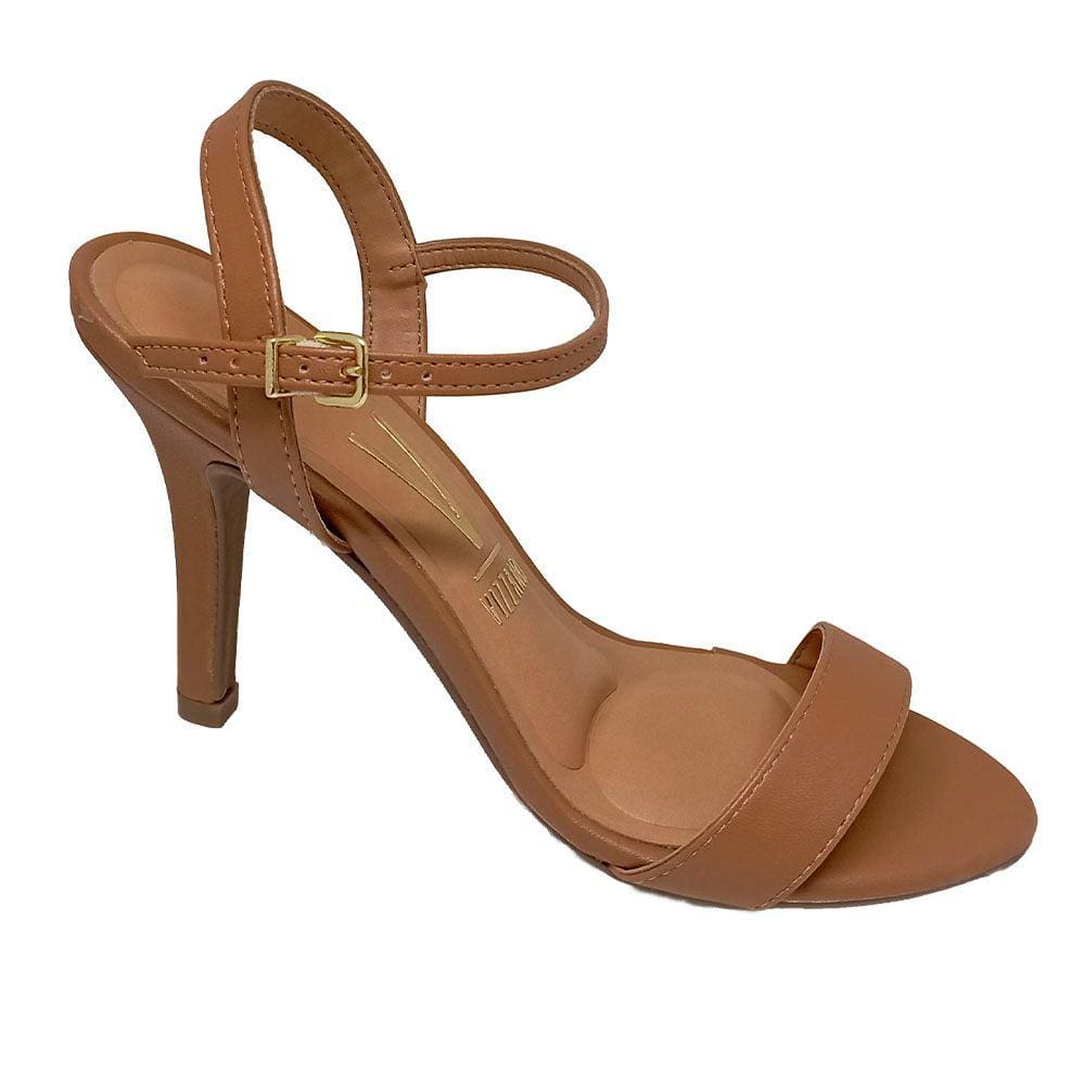 Sandália Salto Alto Vizzano 6249.464 Feminina - Camel