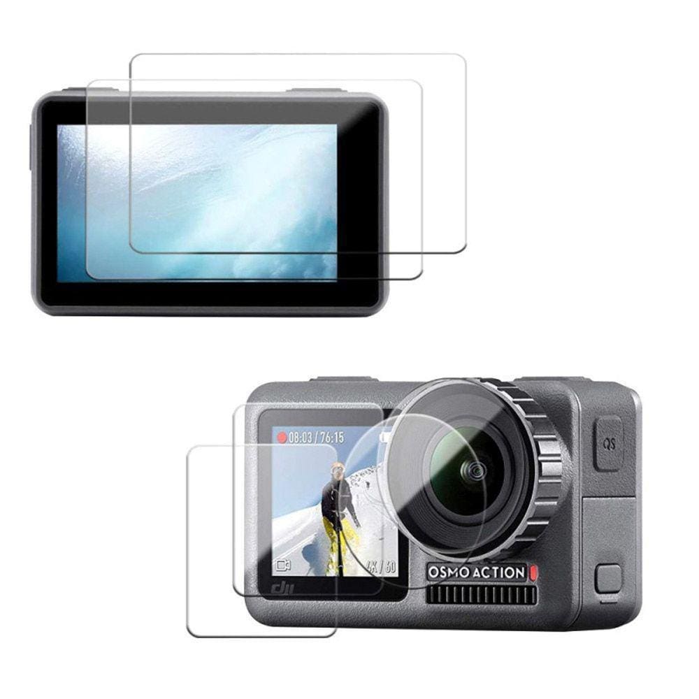 Películas De Vidro Para Lente E Lcds Osmo Action 2 Kits