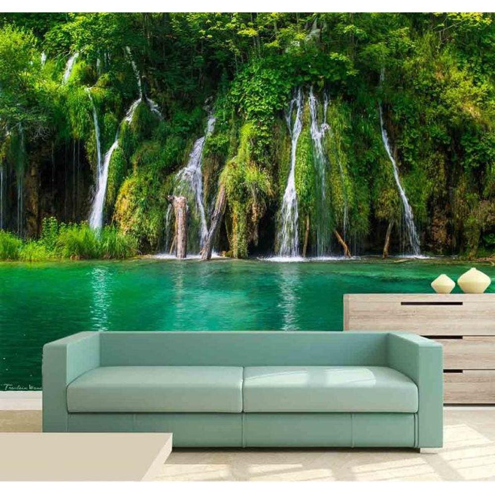 Papel de Parede Painel Fotográfico Cachoeira 3M² na 029