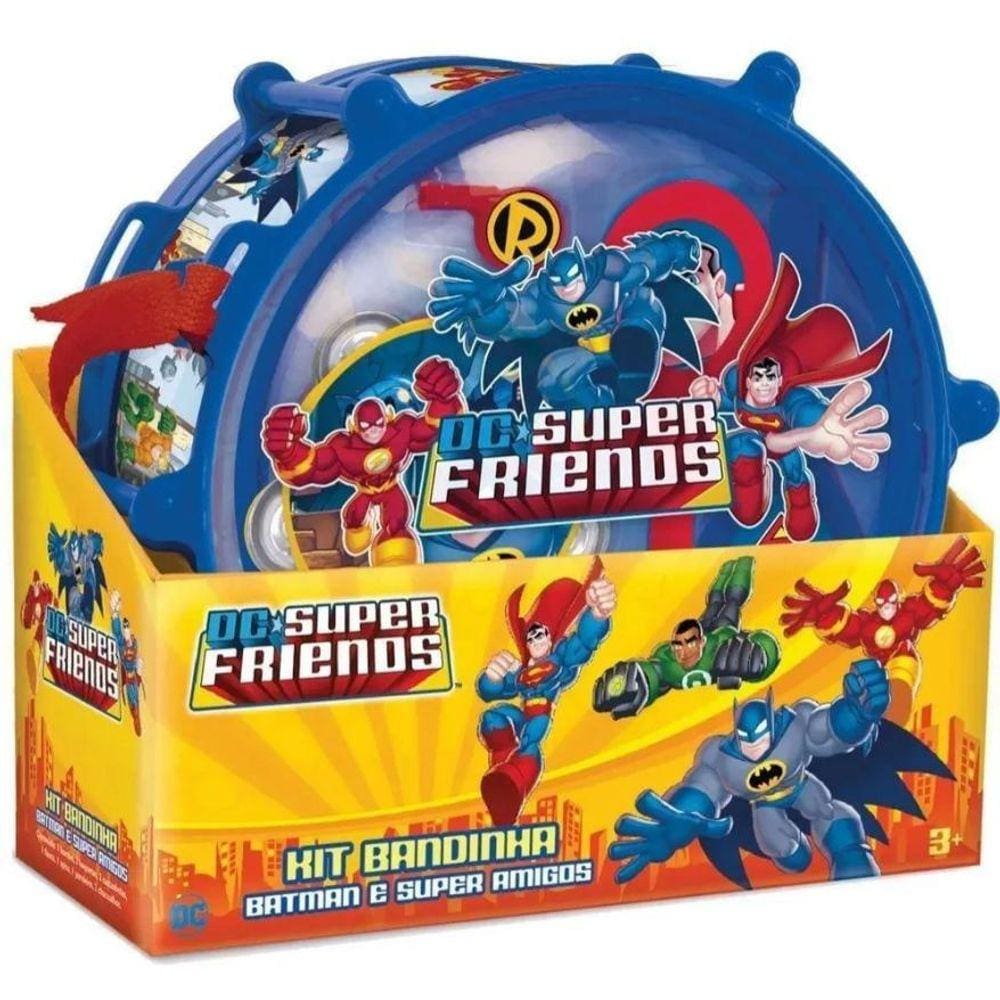 Brinquedo Kit Bandinha Batman E Super Amigos Da Fun