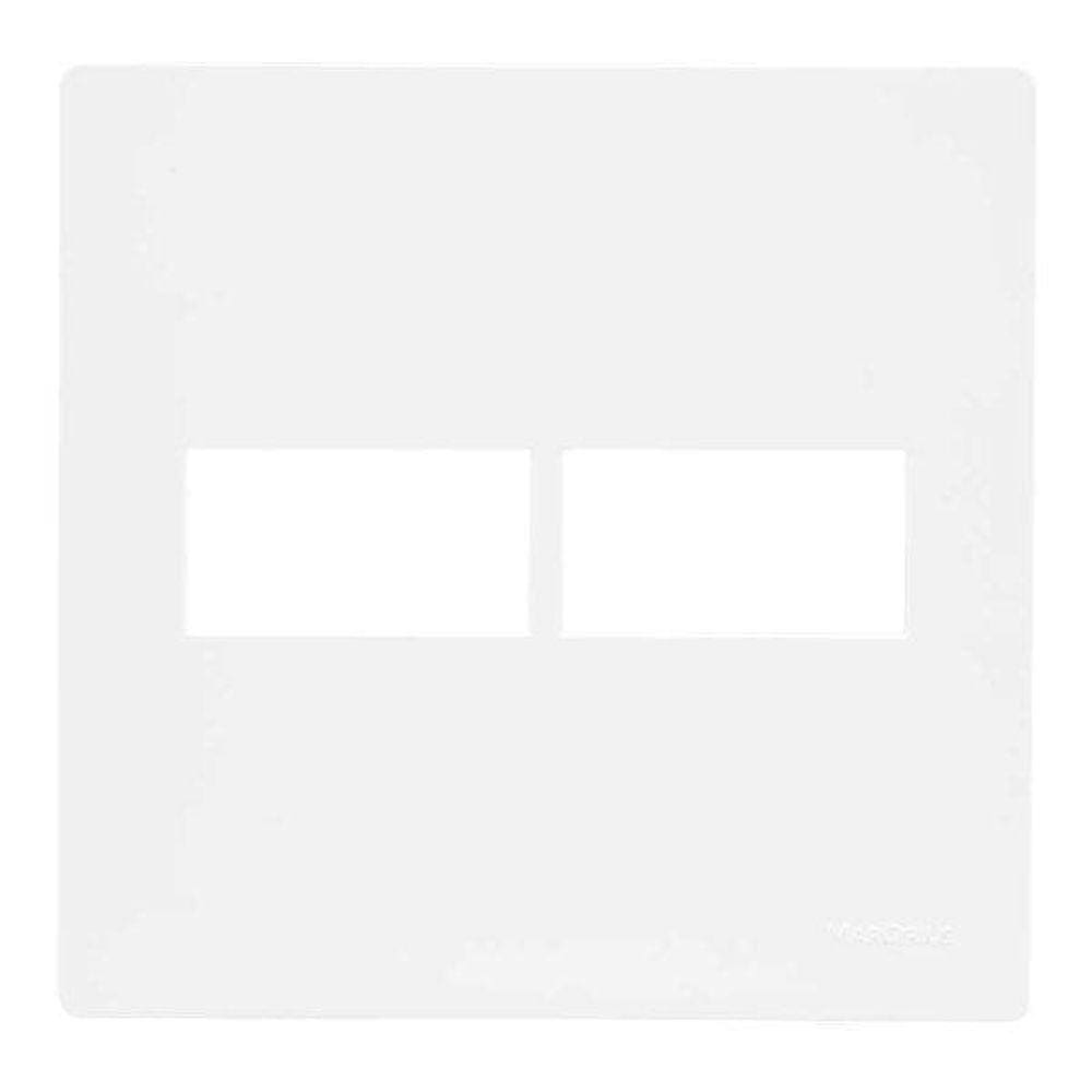 Placa 4X4 2 Postos Horizontal Br Infiniti - Kit 10 Unidades