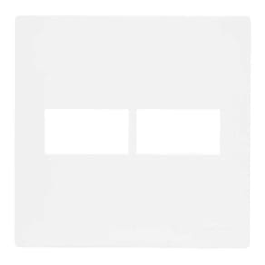 Placa 4X4 2 Postos Horizontal Br Infiniti - Kit 10 Unidades