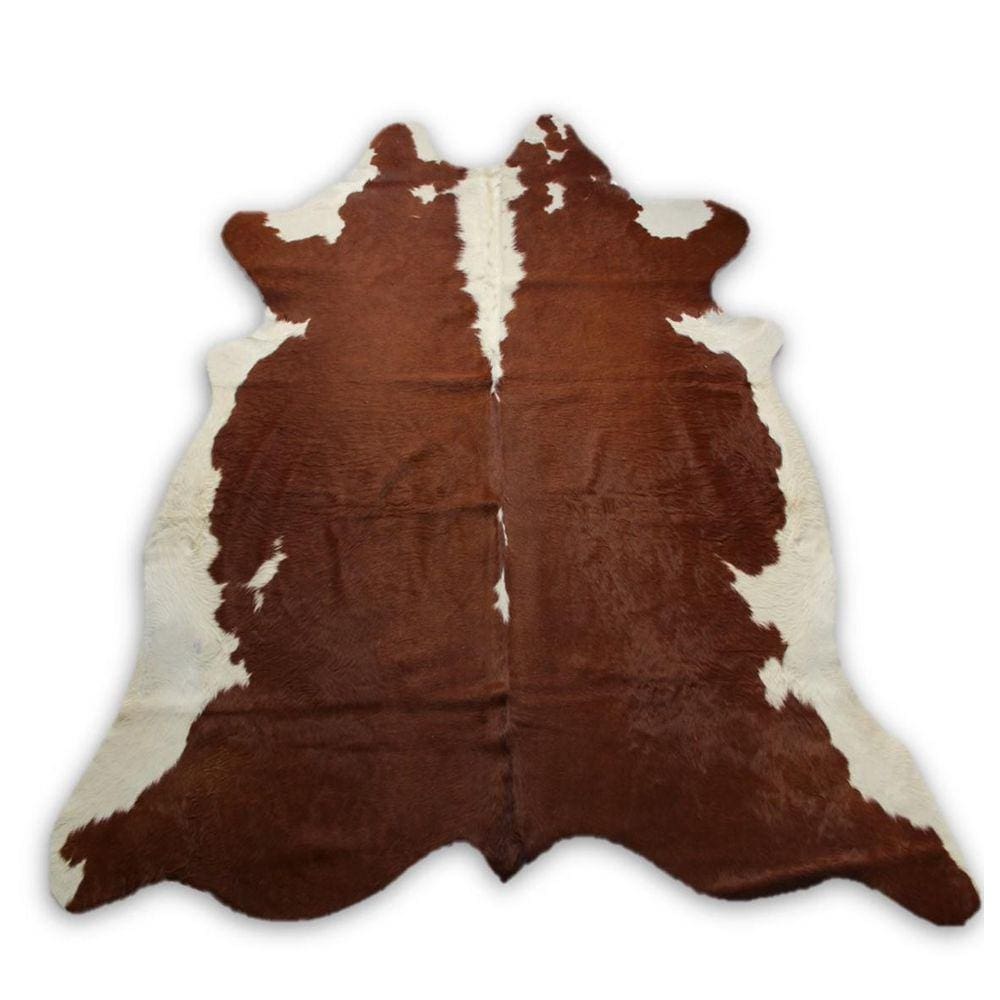 Tapete De Couro Natural Formato Do Boi Hereford M
