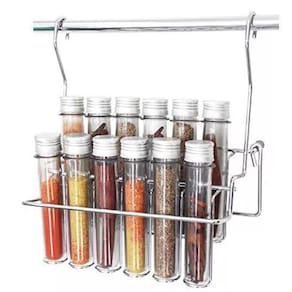 Porta Temperos Cromado 4550 Com 12 Tubos