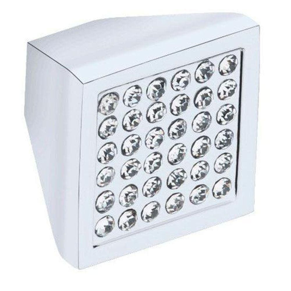 Puxador De Gaveta Cristal Sobrepor Italy Line Il 4484