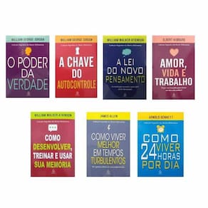 Combo com 7 Livros Coleção Segredos da Mente Milionária