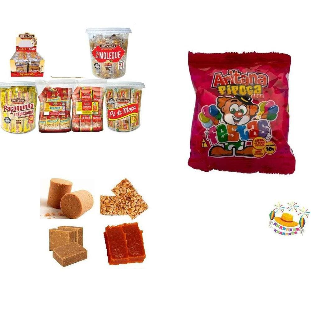 Kit Doces Juninos São João- Personalizado Com Pipoca Doce