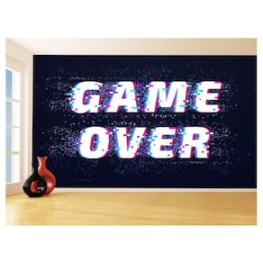 Papel De Parede Infantil Video Game Over Jogo 3,5M Azs334