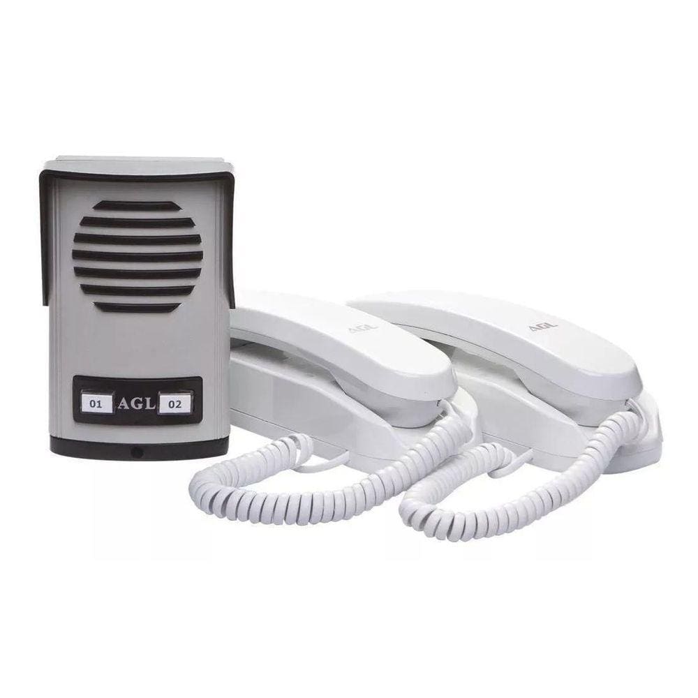 Kit Porteiro Coletivo Agl 2 Pontos Com Monofone