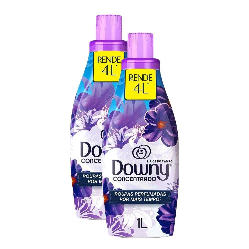Kit 2 Amaciantes Downy Concentrado Lírios do Campo 1L