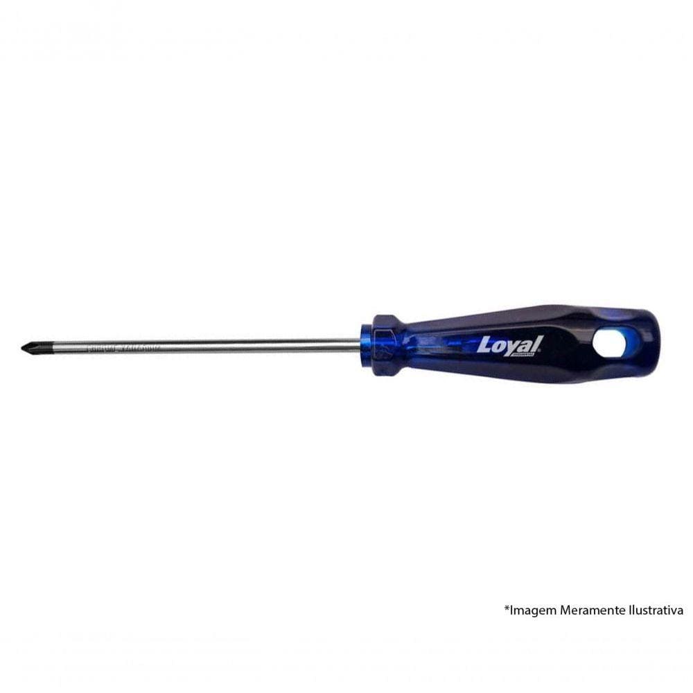 Chave Phillips Loyal P.magn Acetato Azul Cv E 3/8equot;x 6equot;