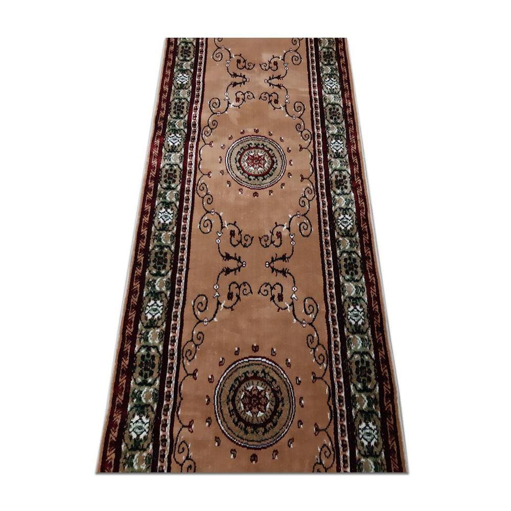 Passadeira 15Mt Belga Aveludado 60X1500Cm Mandala Bege