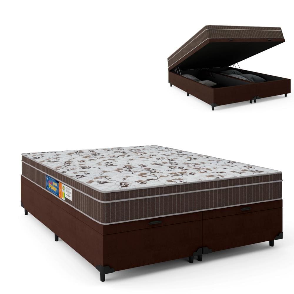 Cama Casal Box Polar Pontofrio