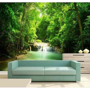 Papel de Parede Cachoeira 3D 2M² na 078
