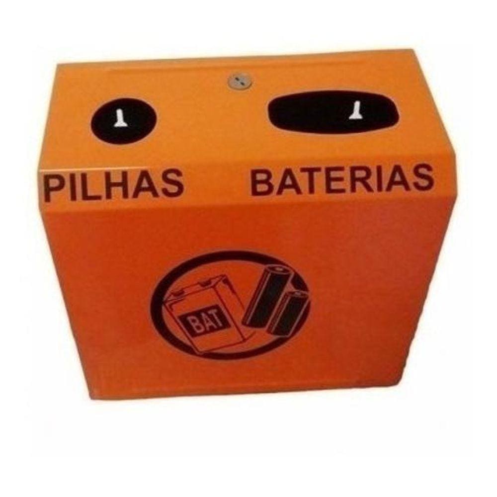 Lixeira Coletor Para Descarte De Pilhas E Baterias