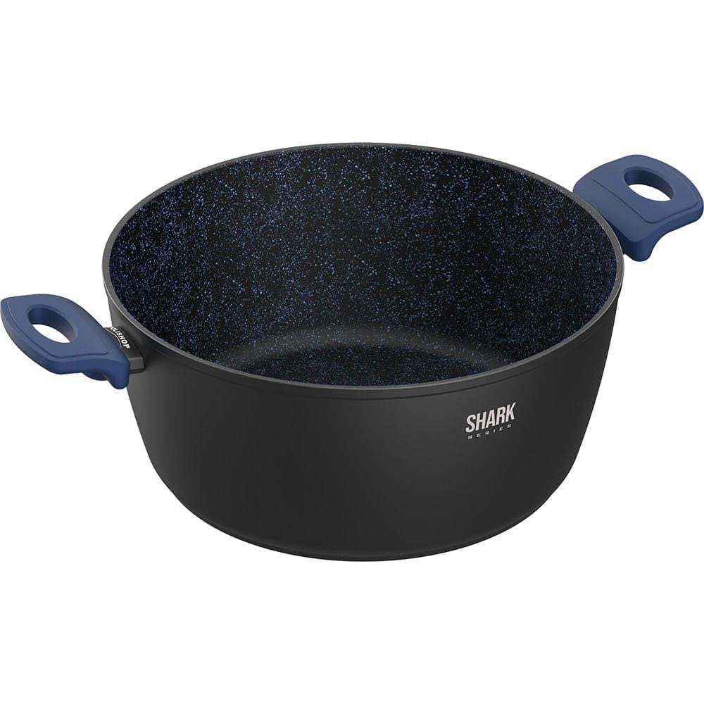 Panela Family Size 28cm Ichef Home Polishop Shark Series - Azul