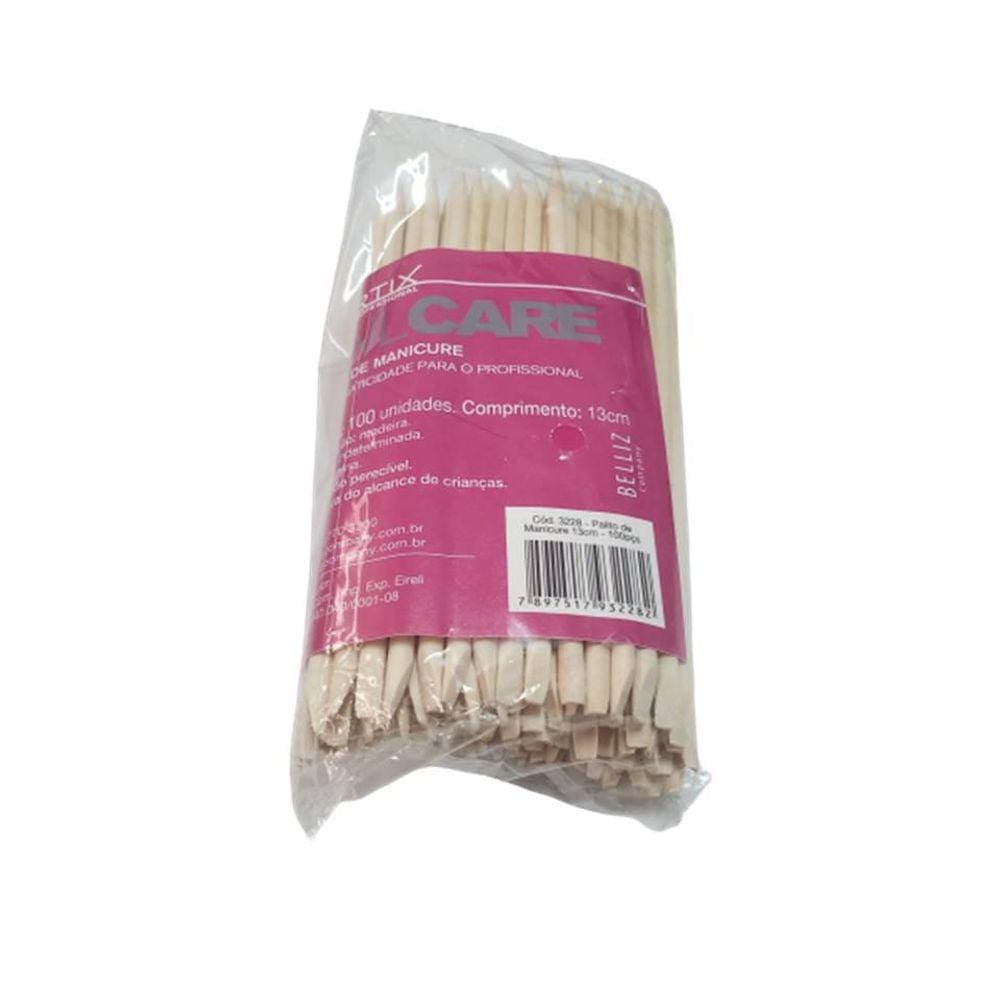 Palito De Manicure Vertix 13Mm 100 Peças R:3228