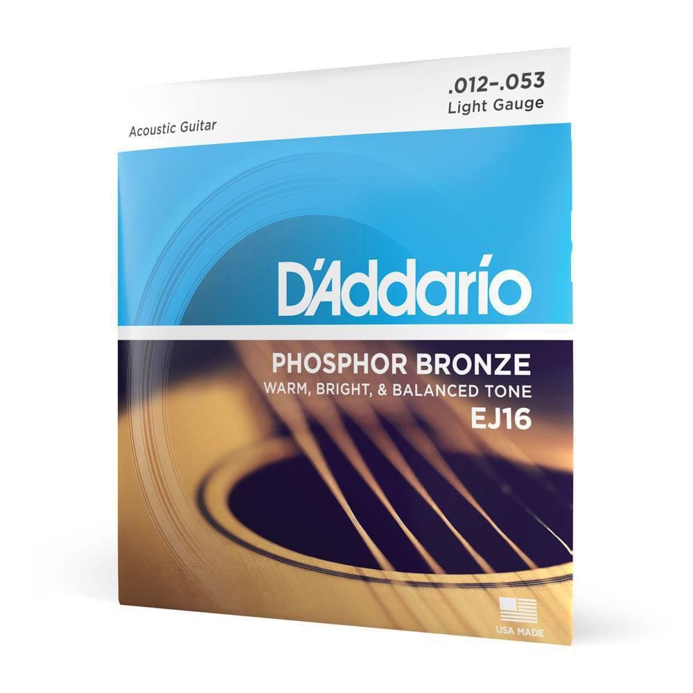 Encordoamento Violão Aço .012-.053 D`Addario Phosphor Bronze