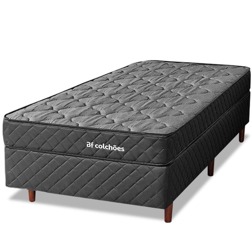 Cama Box Solteirão Ortopédico Espuma D45 Extra Firme 97x203x51cm BF Colchões