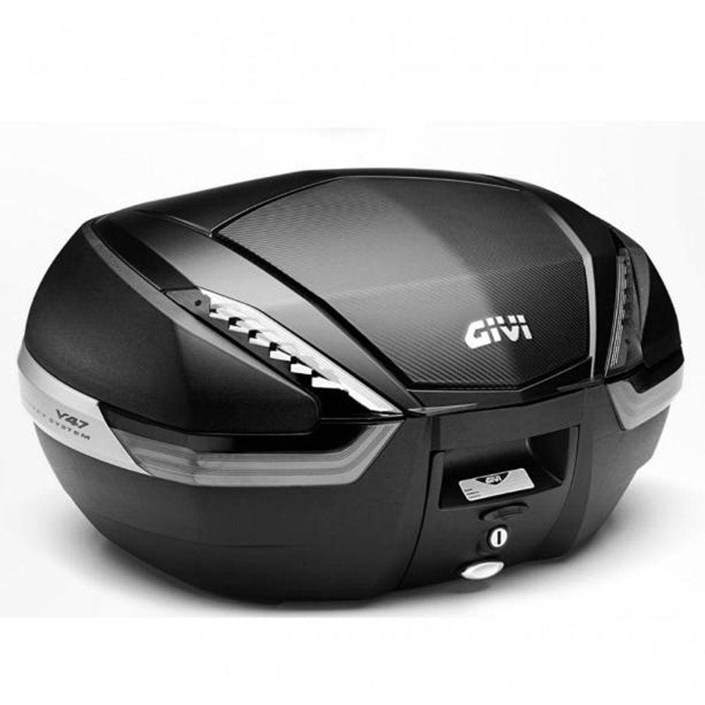 Baú givi v-47 carbon tech  monokey