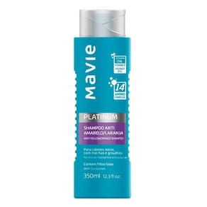 Shampoo Mavie Vegano Platinum Desamarelador 350ml