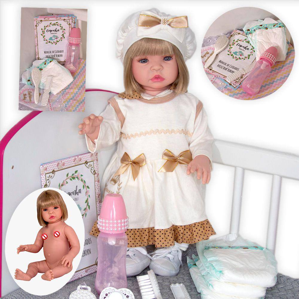 Bebe Boneca Reborn Enviamos Hoje Magazine Luiza - Cegonha Reborn Dolls - Boneca  Reborn - Magazine Luiza