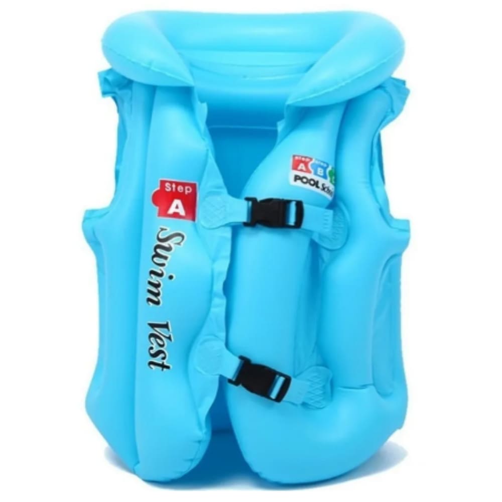Colete Salva Vidas Inflável Infantil Boia Para Criança Acessório Piscina Para Nadar Verão Praia Mar Natação