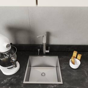 Sobrepor Na Pia Gourmet Varanda Cuba De Inox 35X35 Embutir