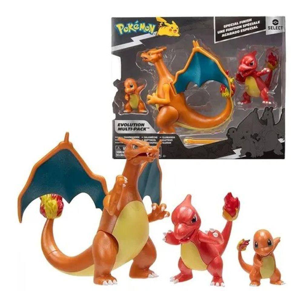 Conjunto de Figuras - Pokémon - Eevee - Flareon - Joelton - Vaporeon - Sunny