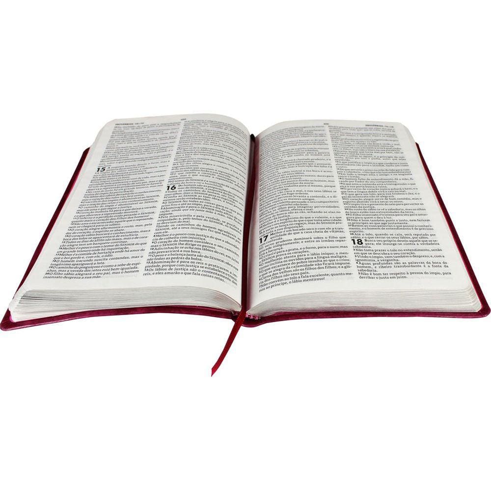 Biblia Mais Fina Rc Com Harpa Purpura Nobre