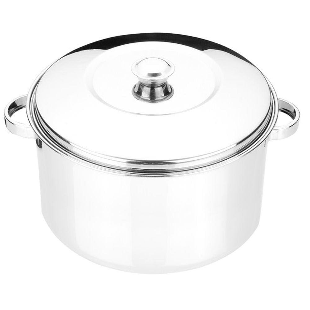 Panela 10 Lts Com Tampa De Inox 15X32X32 Cm