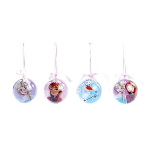 Kit 4 Pçs Bolas Acrílicas Frozen 7cm 1109045