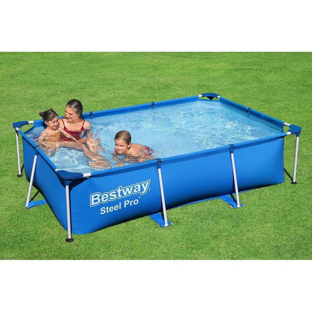 Piscina Estrutural Retangular Azul 2300L Bestway