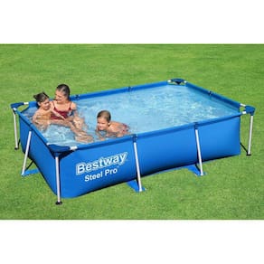 Piscina Estrutural Retangular Azul 2300L Bestway