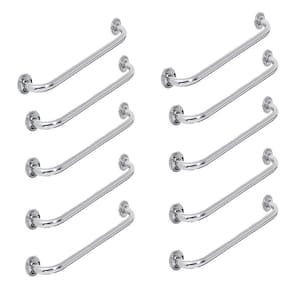 Barra Alça De Apoio Inox 50Cm Kit 10 Und Banheiro Corrimao S