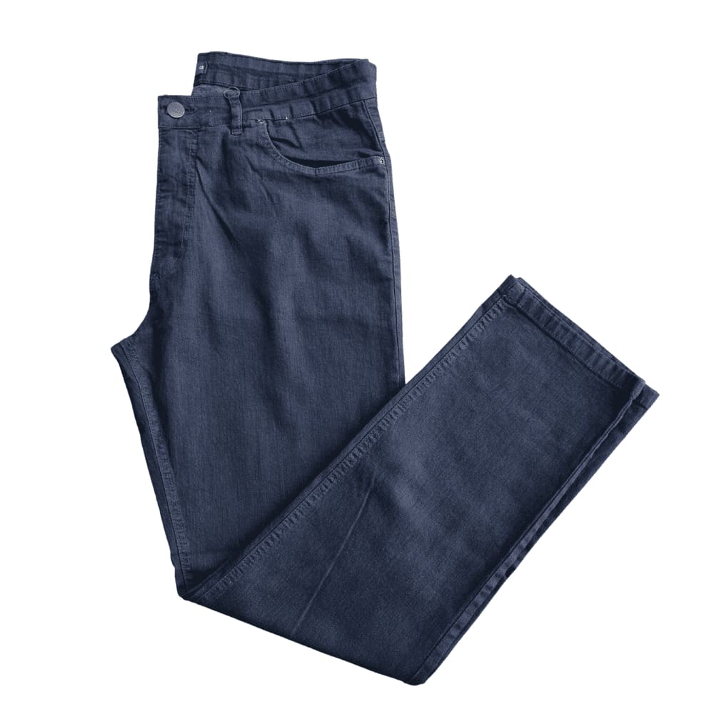 Calça Basica Reta Masculina Jeans com Elastano Plus Size Especial 58 ao 66