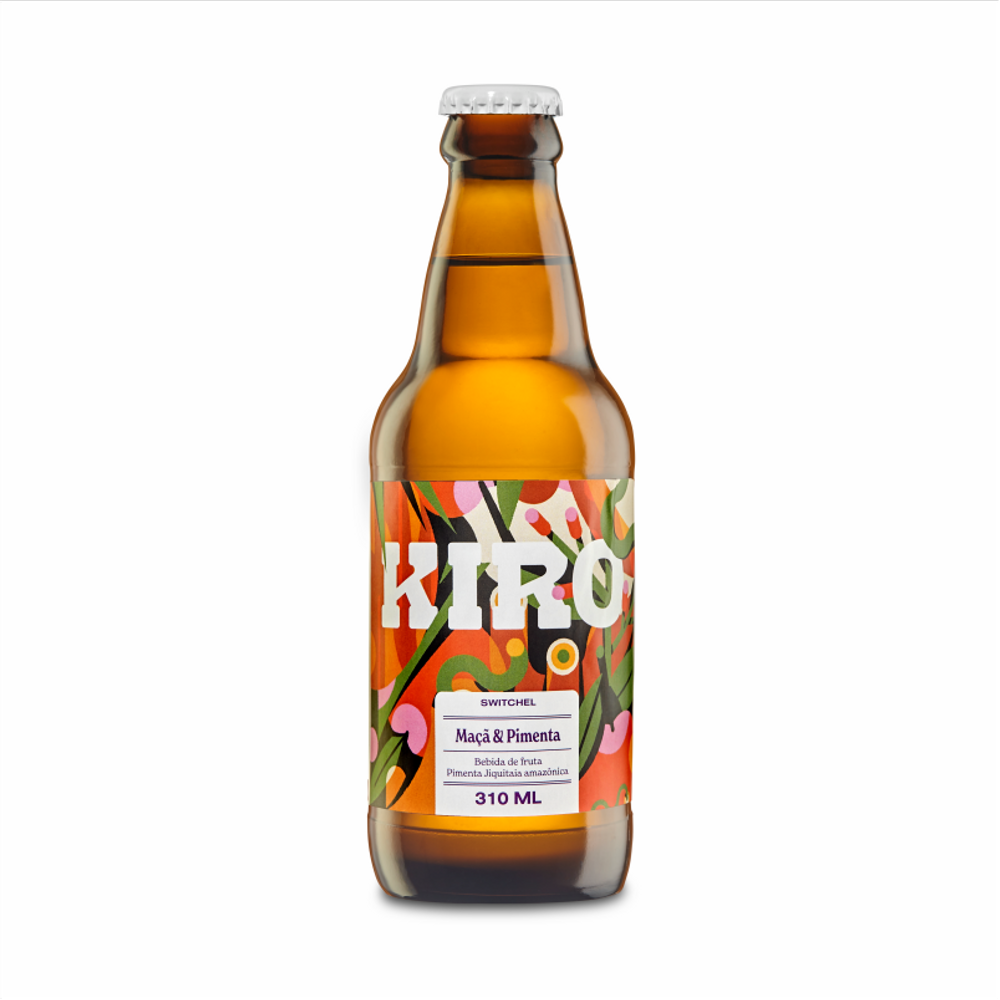 Kit 3X: Bebida Kiro Switchel com Maçã e Pimenta 310ml