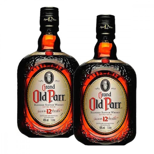 imagem-Whisky Escocês Old Parr 12 anos 1 Litro com 2 unidades