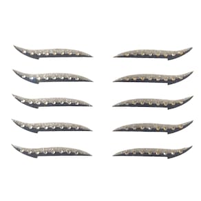 Delineador Adesivo Gatinho Cartela Cor Unica Com 5 pares Com Strass Para Maquiagem Para Olhos