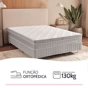 Cama Box Casal Premium Molas Ensacadas com Espuma D33 Astronasa 138x188cm BF Colchões