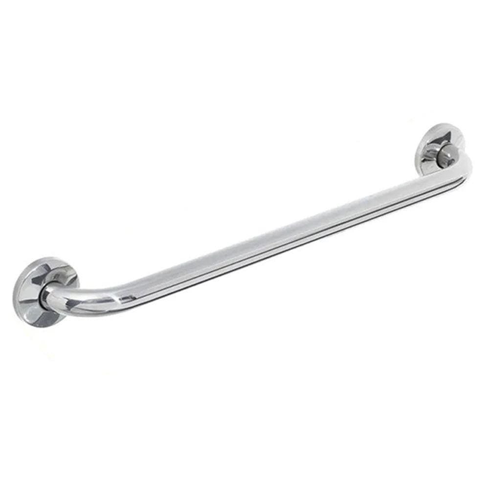Alça de Apoio Barra 80cm Inox Segurança Acessibilidade Idoso Cadeirante Deficiente Banheiro Box Corrimao Apoio